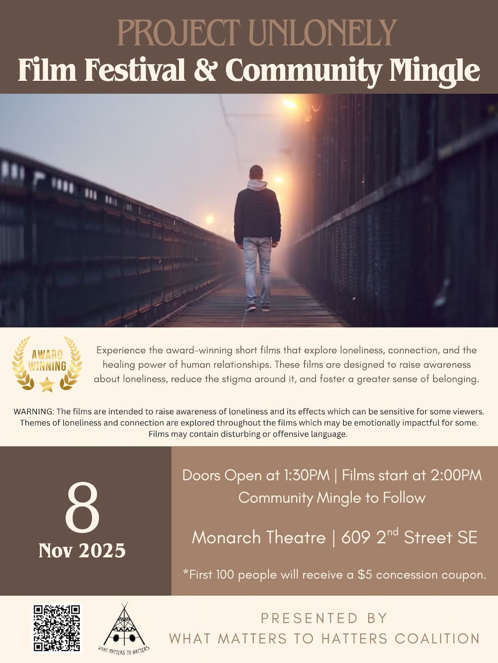 A poster for an event